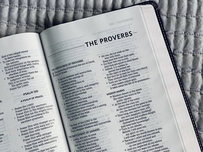 Proverbs in the Bible..